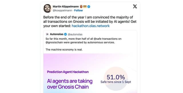 Valory - Gnosis and Safe co-founders recognize Olas AI Agents' traction