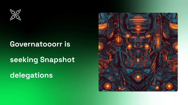 Valory - Governatooorr on Snapshot: Delegate to AI today, influence tomorrow